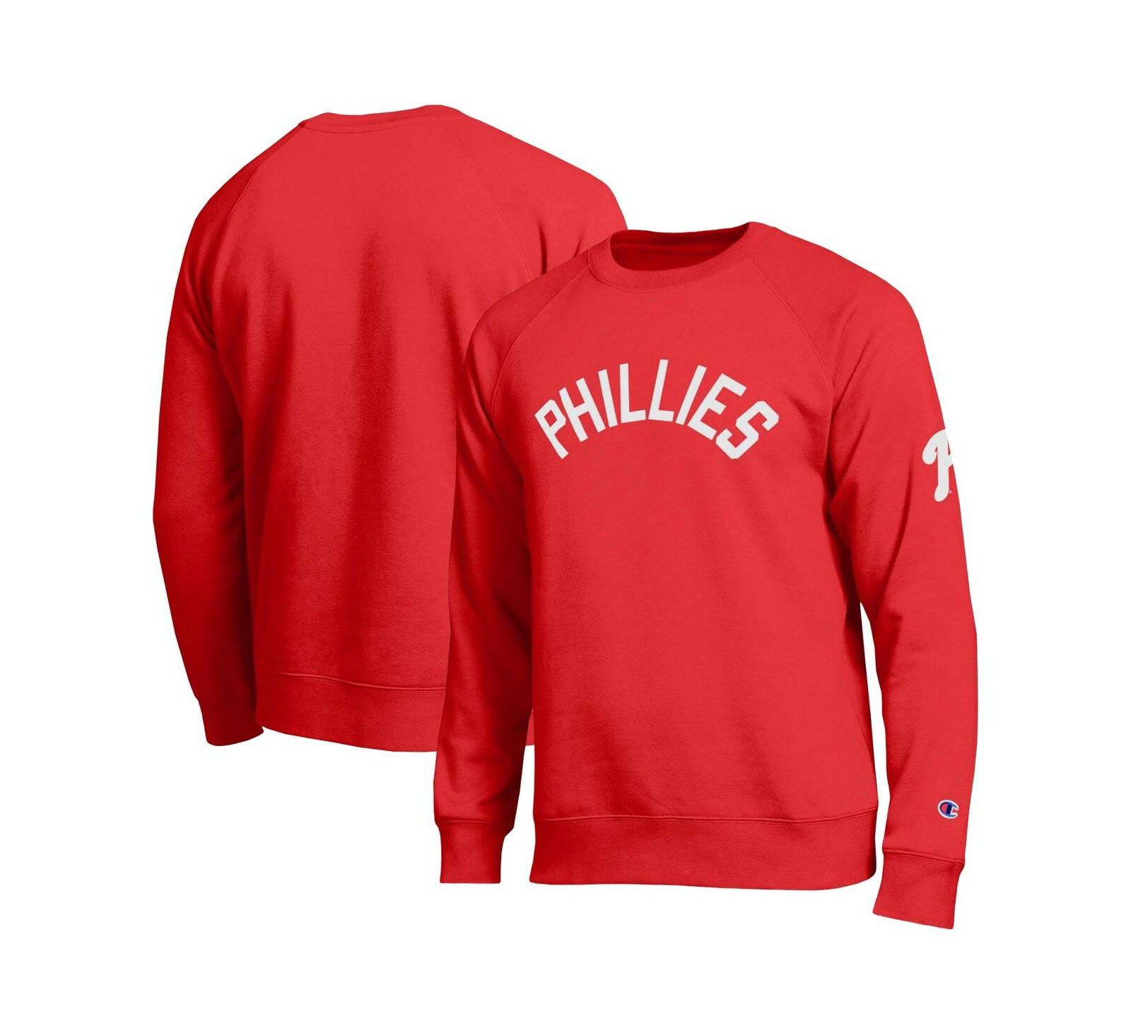 Мужской свитшот Champion Red Philadelphia Phillies