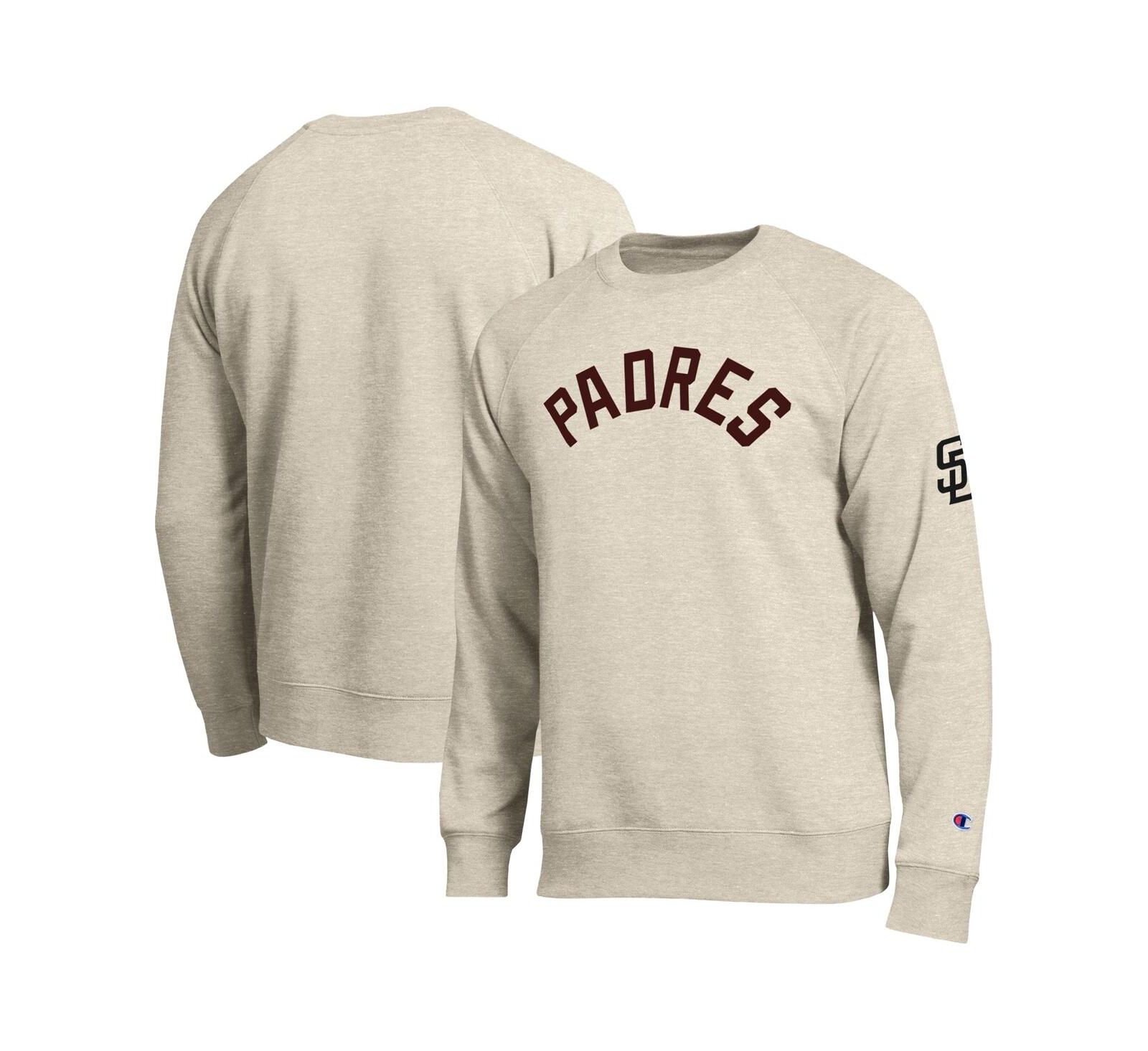 Champion Мужской свитшот Champion San Diego Padres All-Star Soft Felt Raglan, овсяный цвет