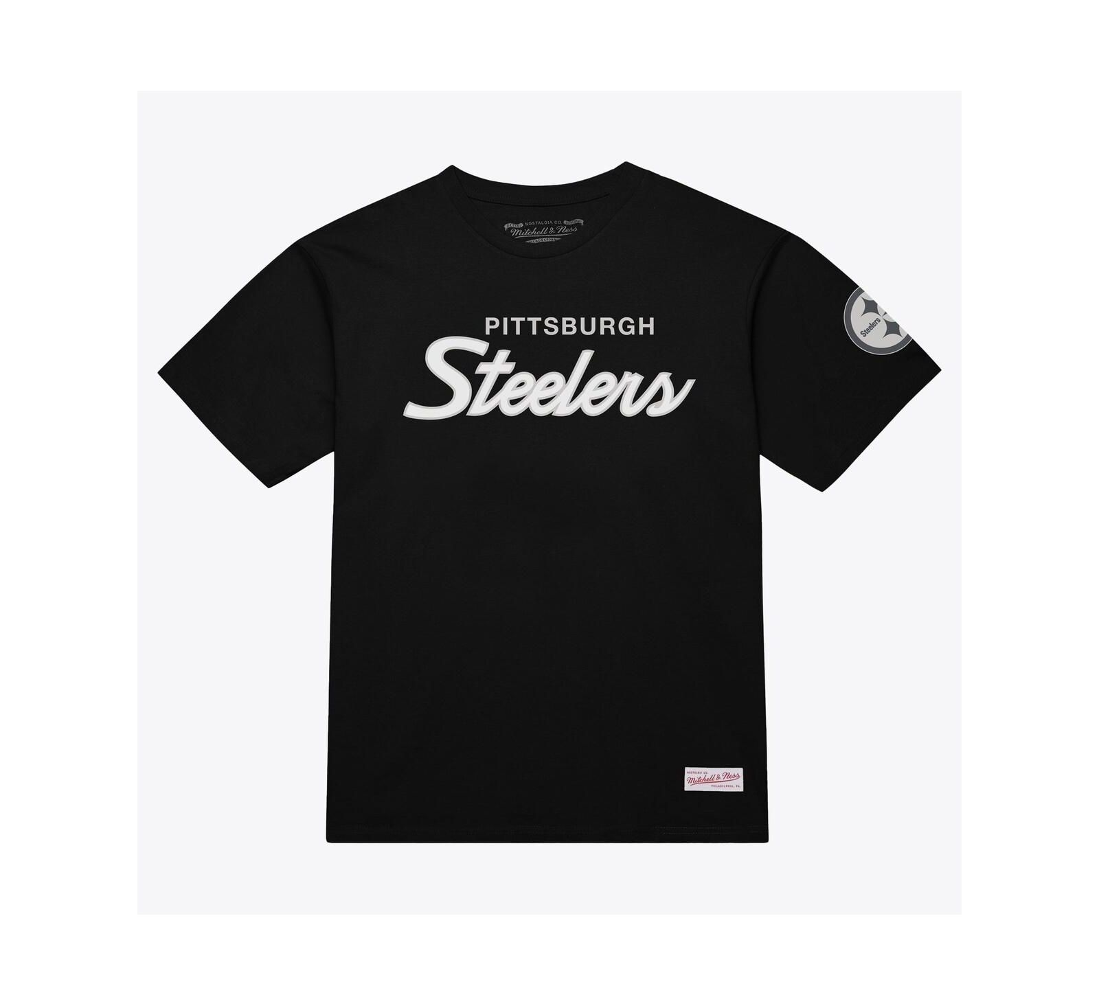 Mitchell & Ness Men's Black Pittsburgh Steelers Head Coach Classic T-Shirt