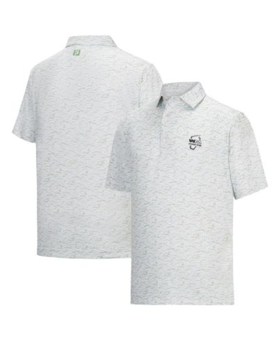 FootJoy Men's White WM Phoenix Open ProDry All Over Print Polo Shirt
