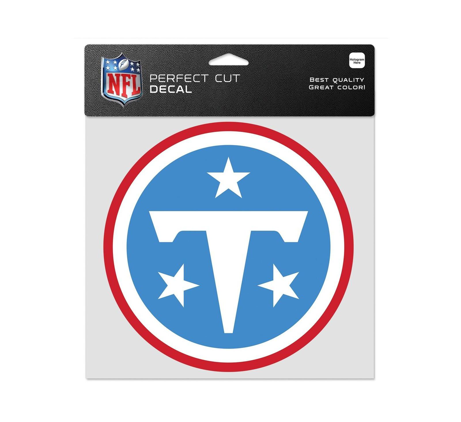 Декаль Wincraft Tennessee Titans с логотипом команды, 8" x 8"