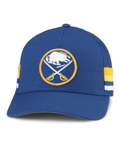 American Needle Мужская кепка-тракер регулируемая Royal Buffalo Sabres HotFoot Side Stripes