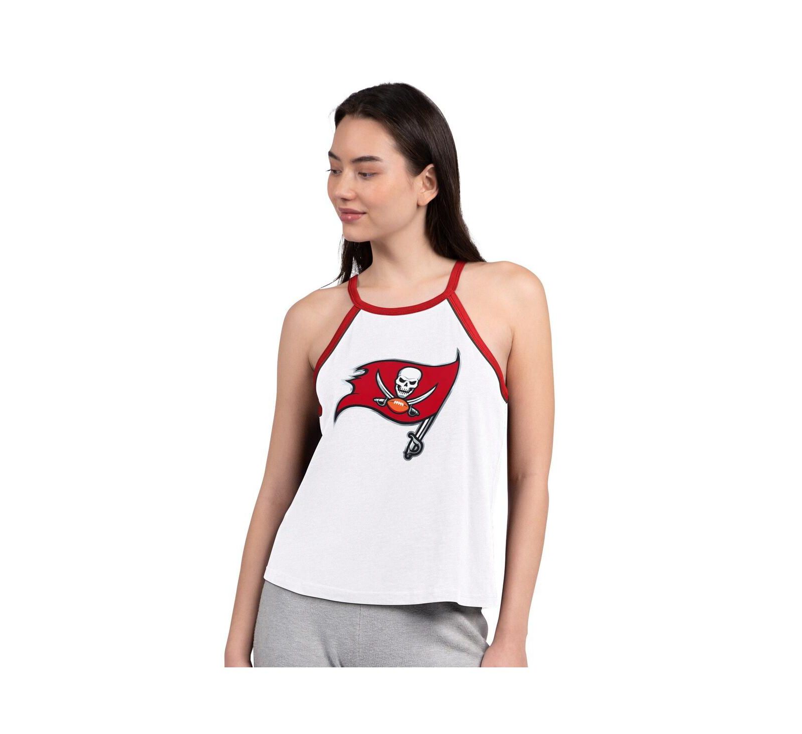 Женский топ G-III 4Her by Carl Banks White Tampa Bay Buccaneers Redemption Win Slub