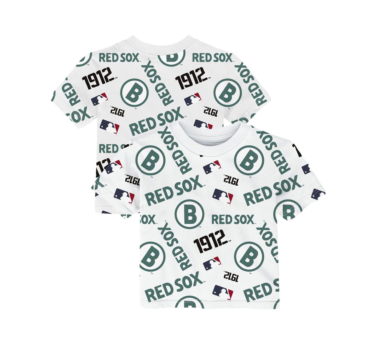 Outerstuff Детская футболка Boston Red Sox City Connect, белая