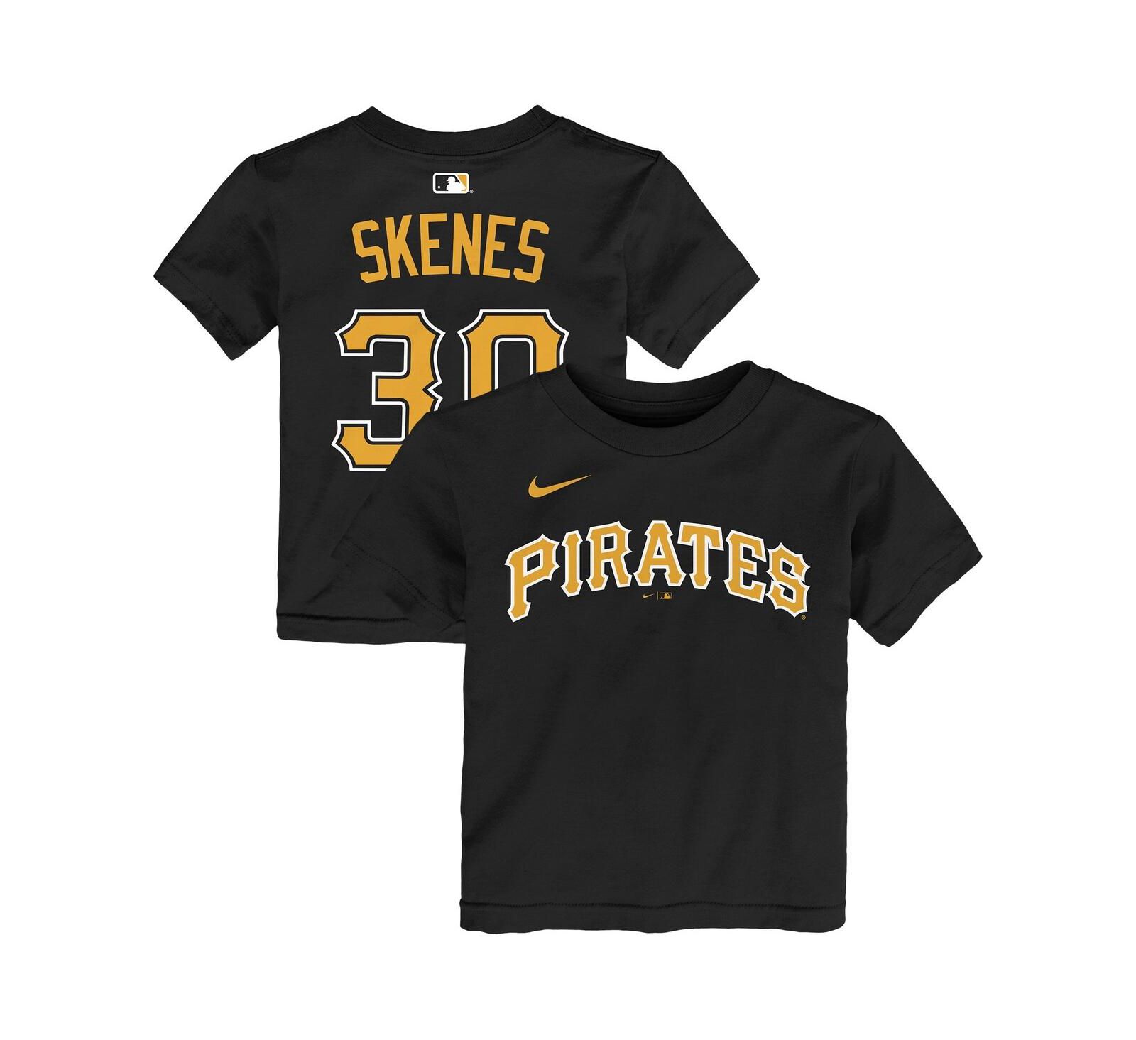 Детская футболка Nike Paul Skenes Black Pittsburgh Pirates