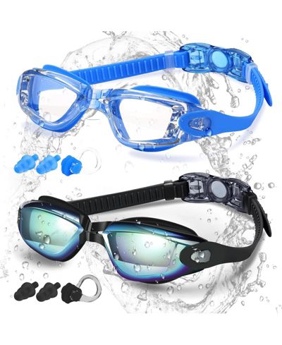 GNUADZ Swim Goggles Adult Anti Fog UV Protection Leakproof
