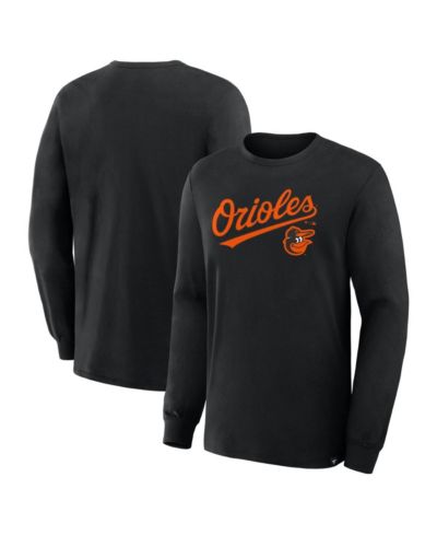 Fanatics Мужская футболка с длинным рукавом Baltimore Orioles Lock-Up Legacy Black