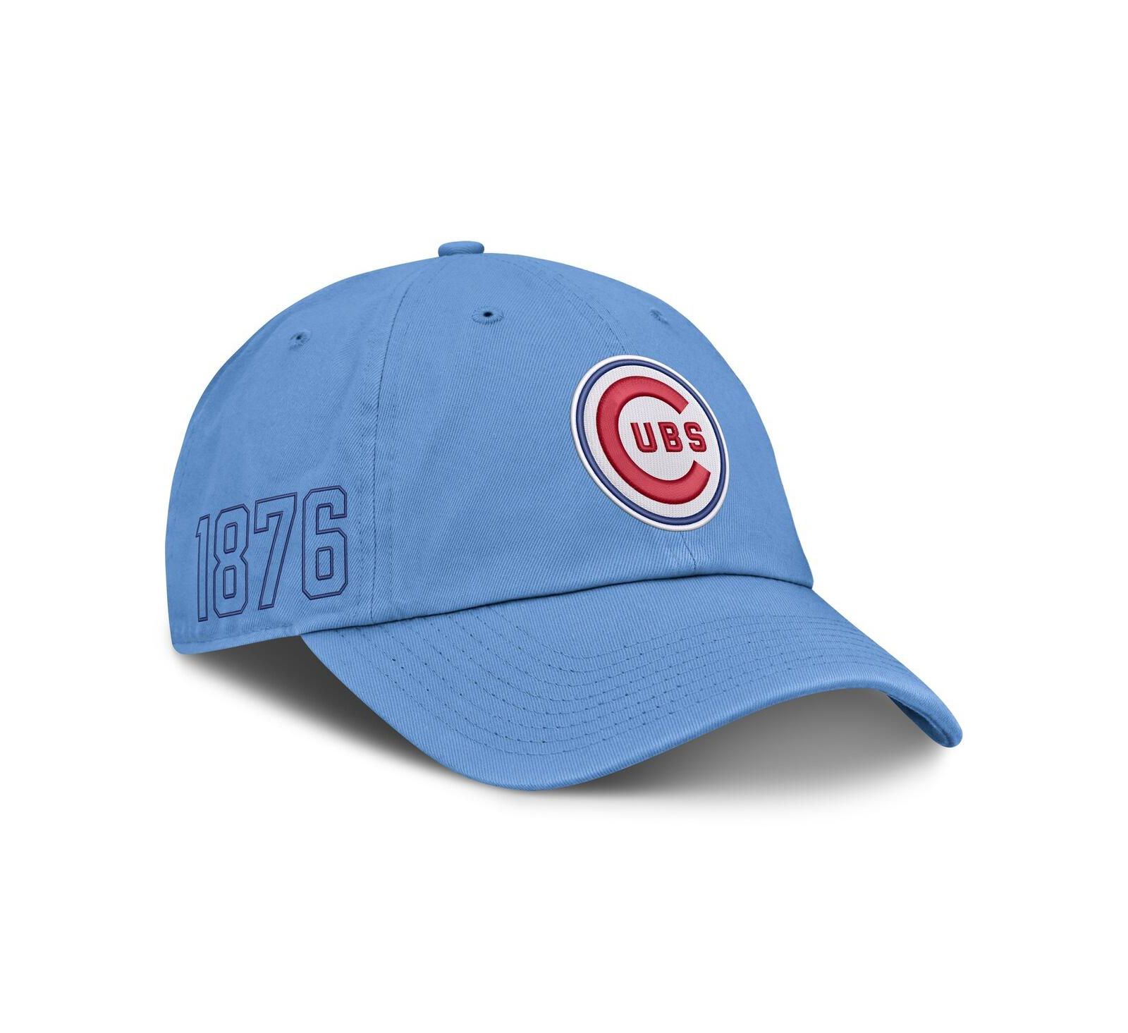 Nike Men's Light Blue Chicago Cubs Cooperstown Club Adjustable Hat