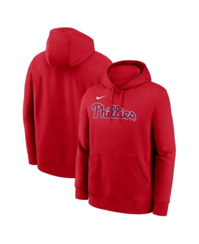 Nike Men's Red Philadelphia Phillies Dri-Fit Club Hoodie