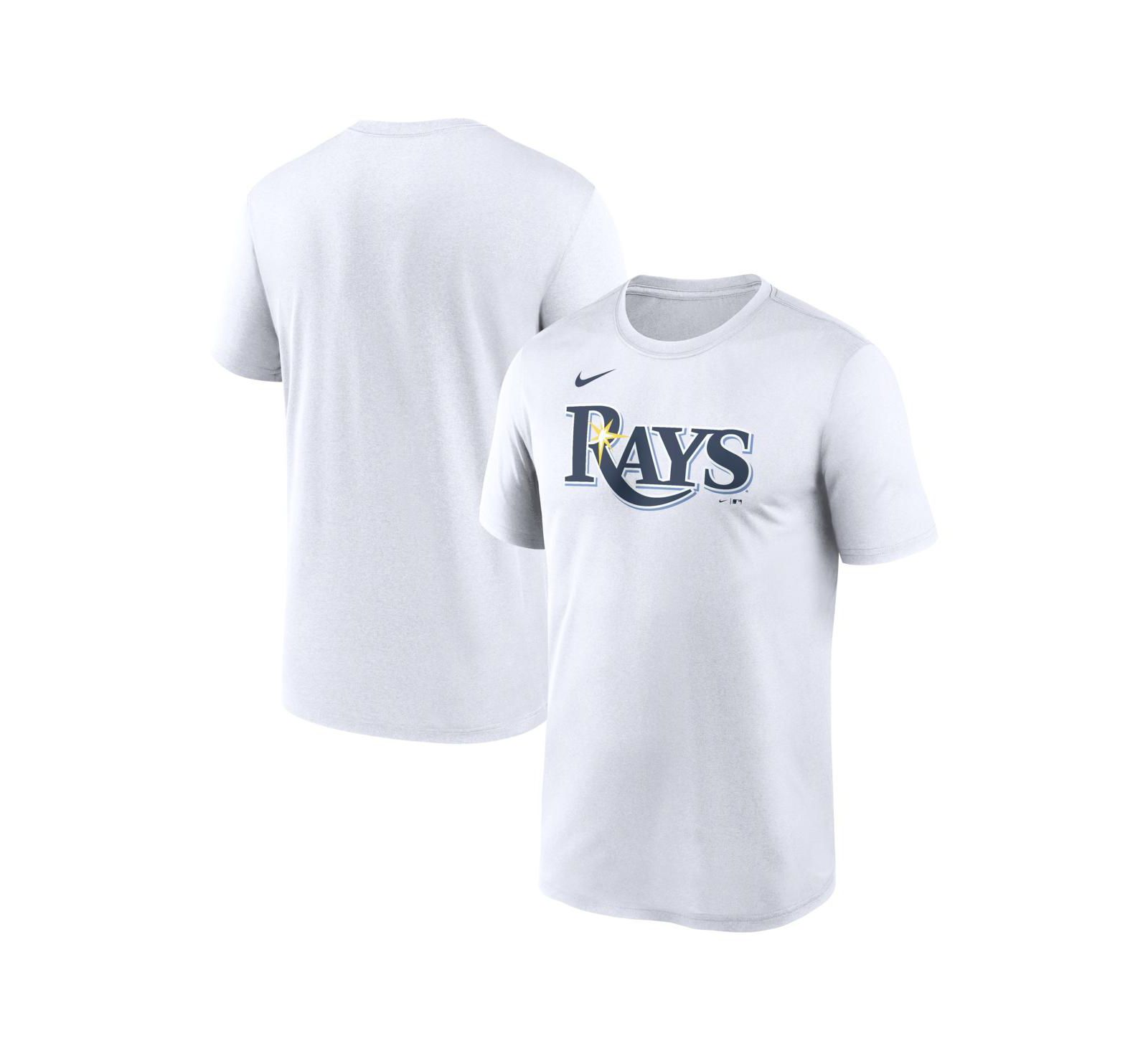 Nike Men's White Tampa Bay Rays New Legend Wordmark Dri-FIT T-Shirt