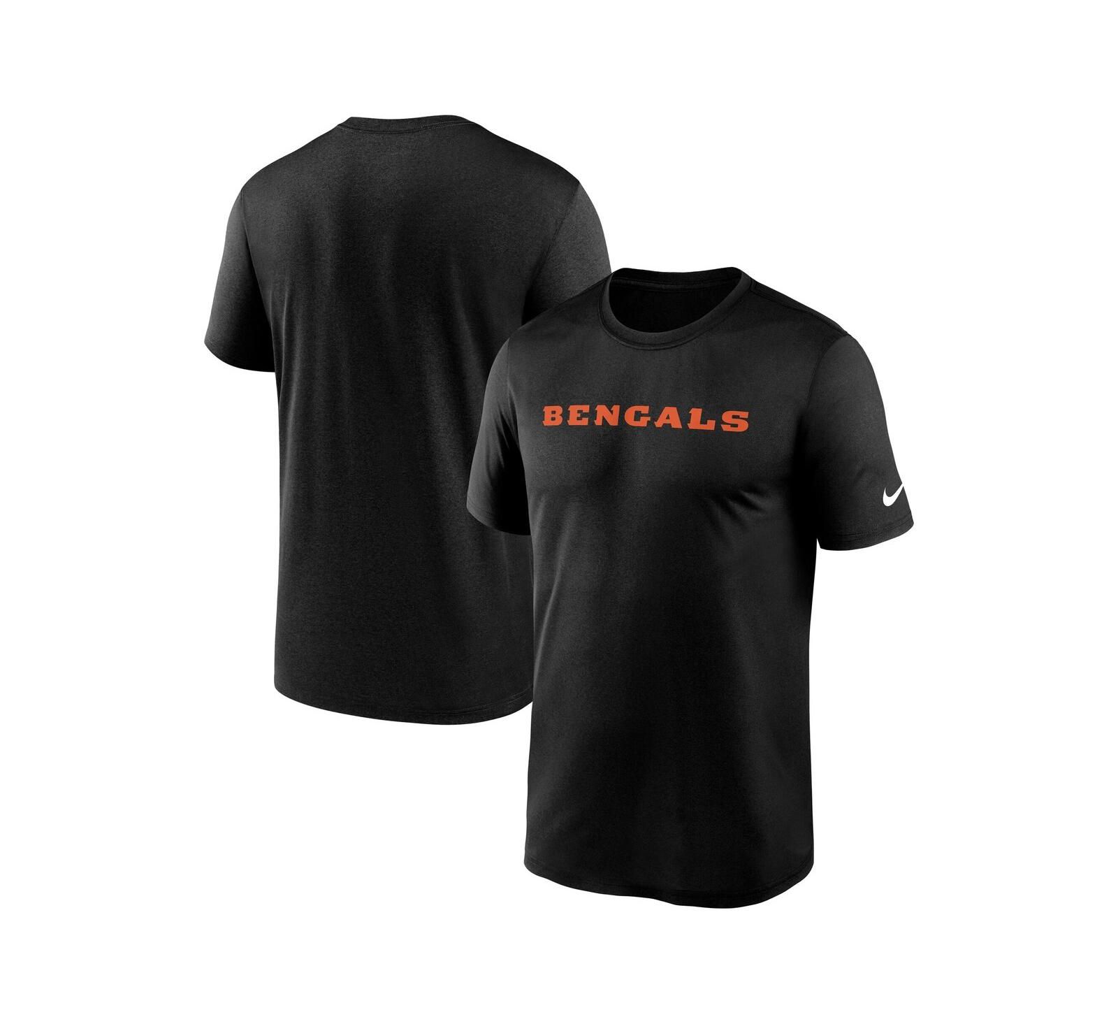 Nike Men's Black Cincinnati Bengals Primetime Legend Wordmark Dri-FIT T-Shirt