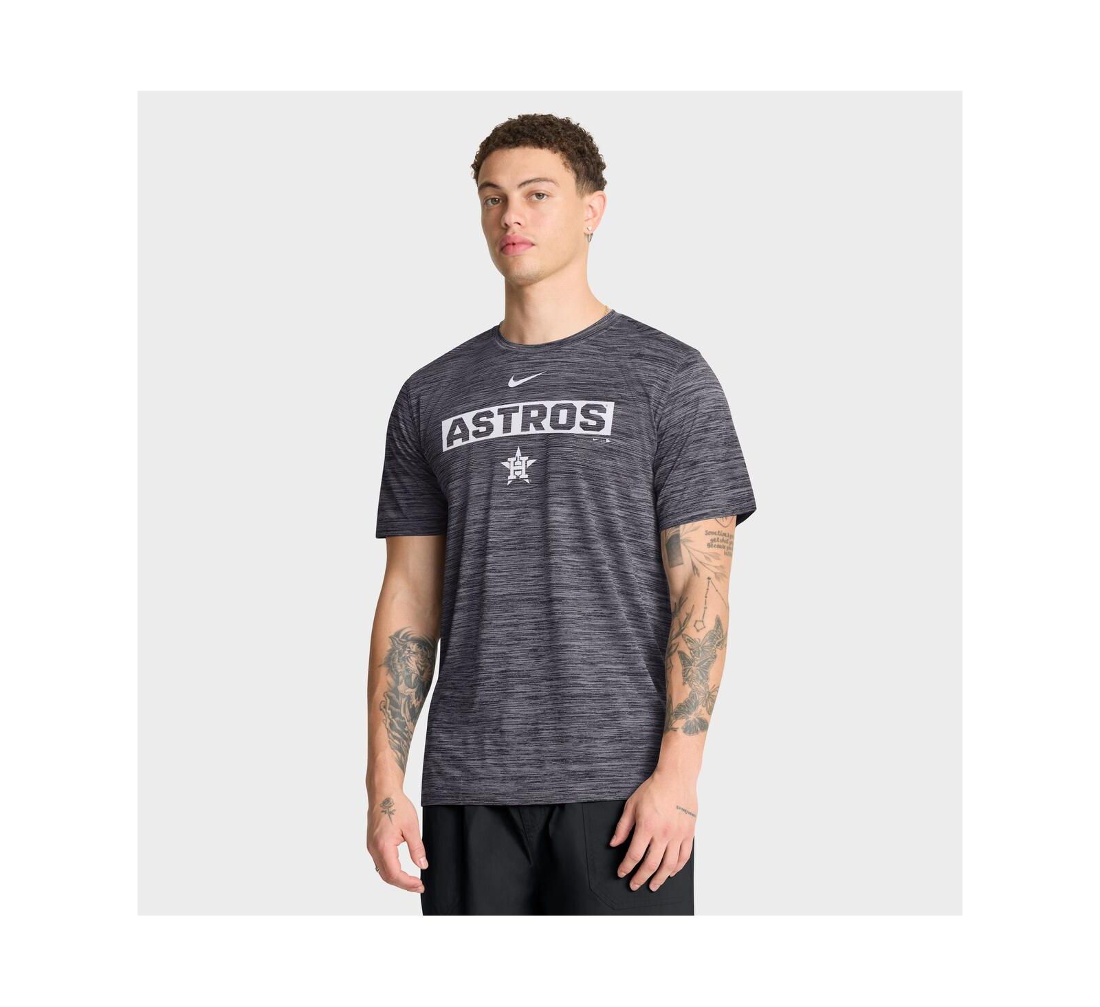 Nike Men's Black Houston Astros Velocity Dri-FIT T-Shirt