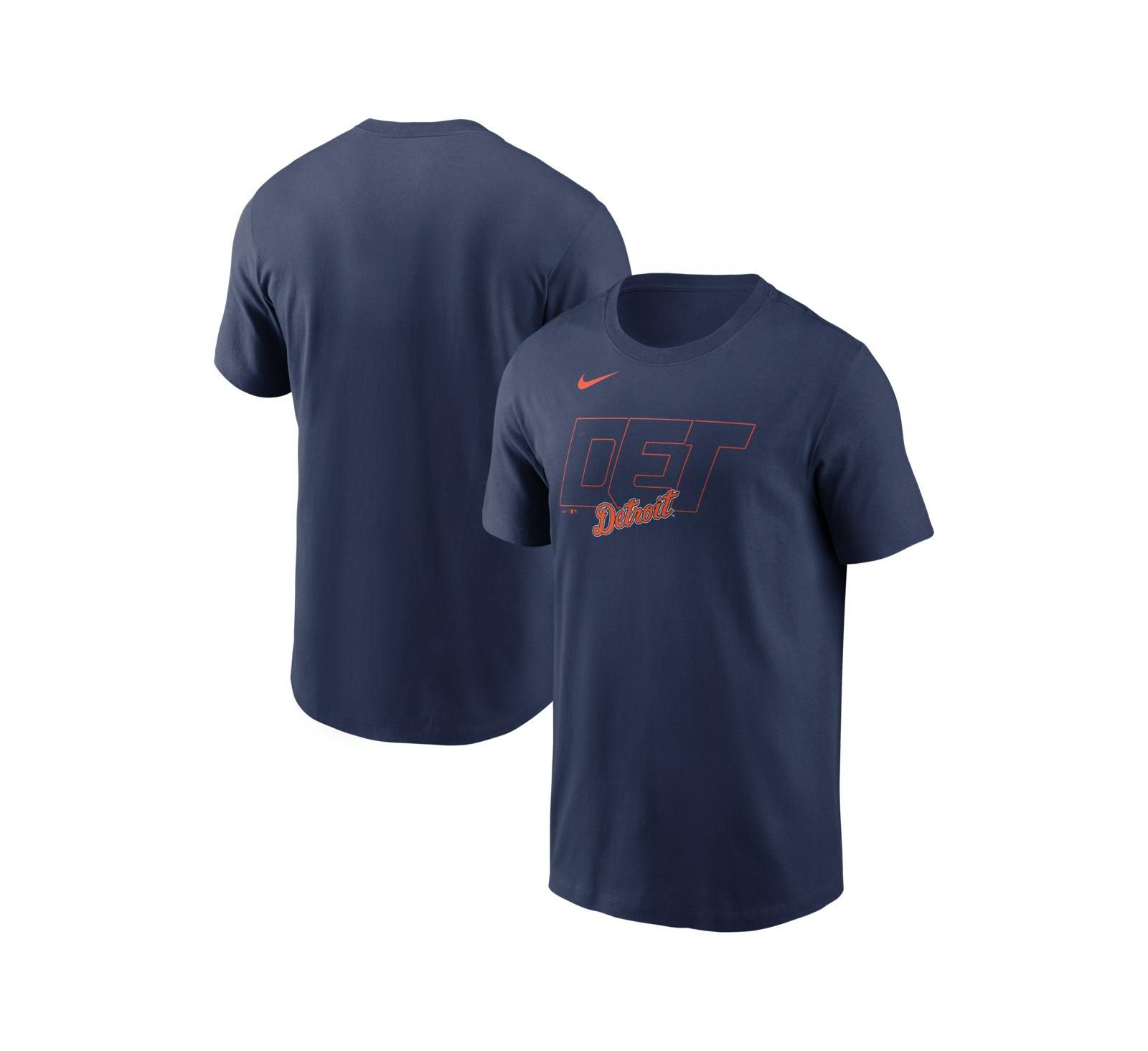 Nike Мужская футболка Nike Detroit Tigers Alternate Logo 2-Hit Navy