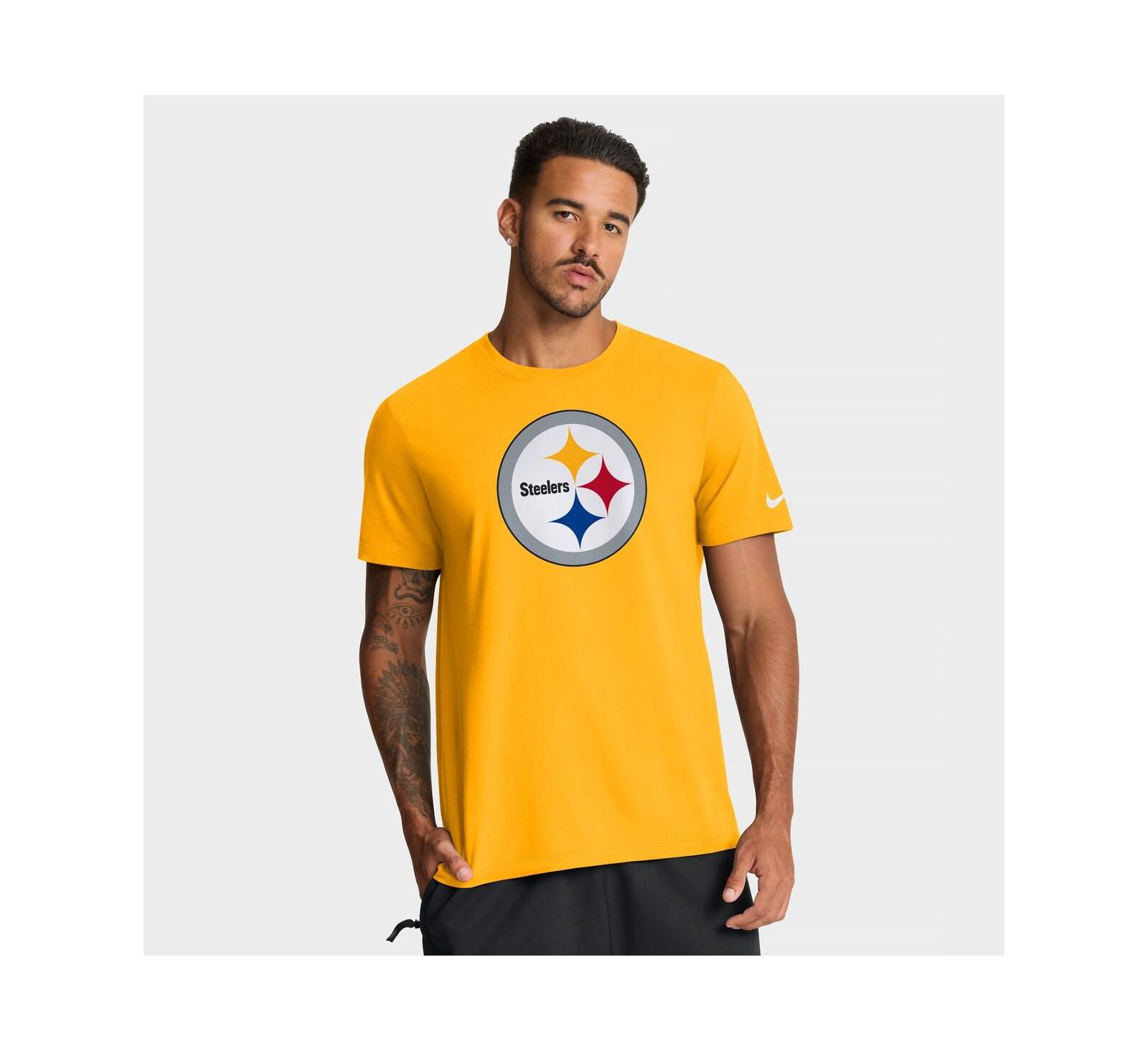 Футболка Nike Men's Gold Pittsburgh Steelers Essential Logo