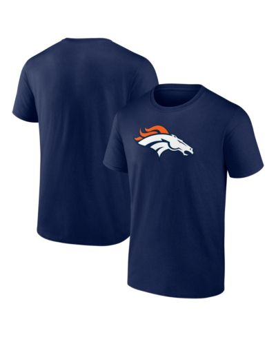 Мужская футболка Logo Athletic Navy Denver Broncos Primary Logo