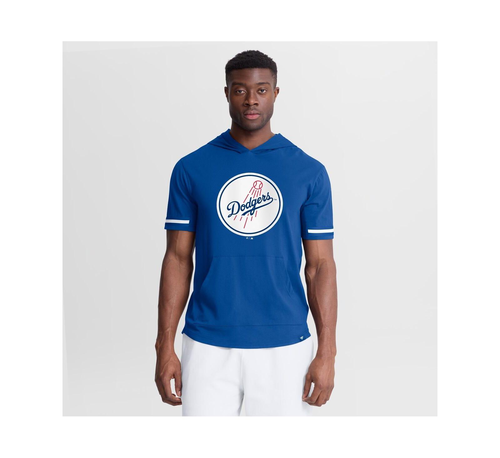 Футболка с капюшоном Fanatics Men's Royal Los Angeles Dodgers Optimal Play Hooded T-Shirt