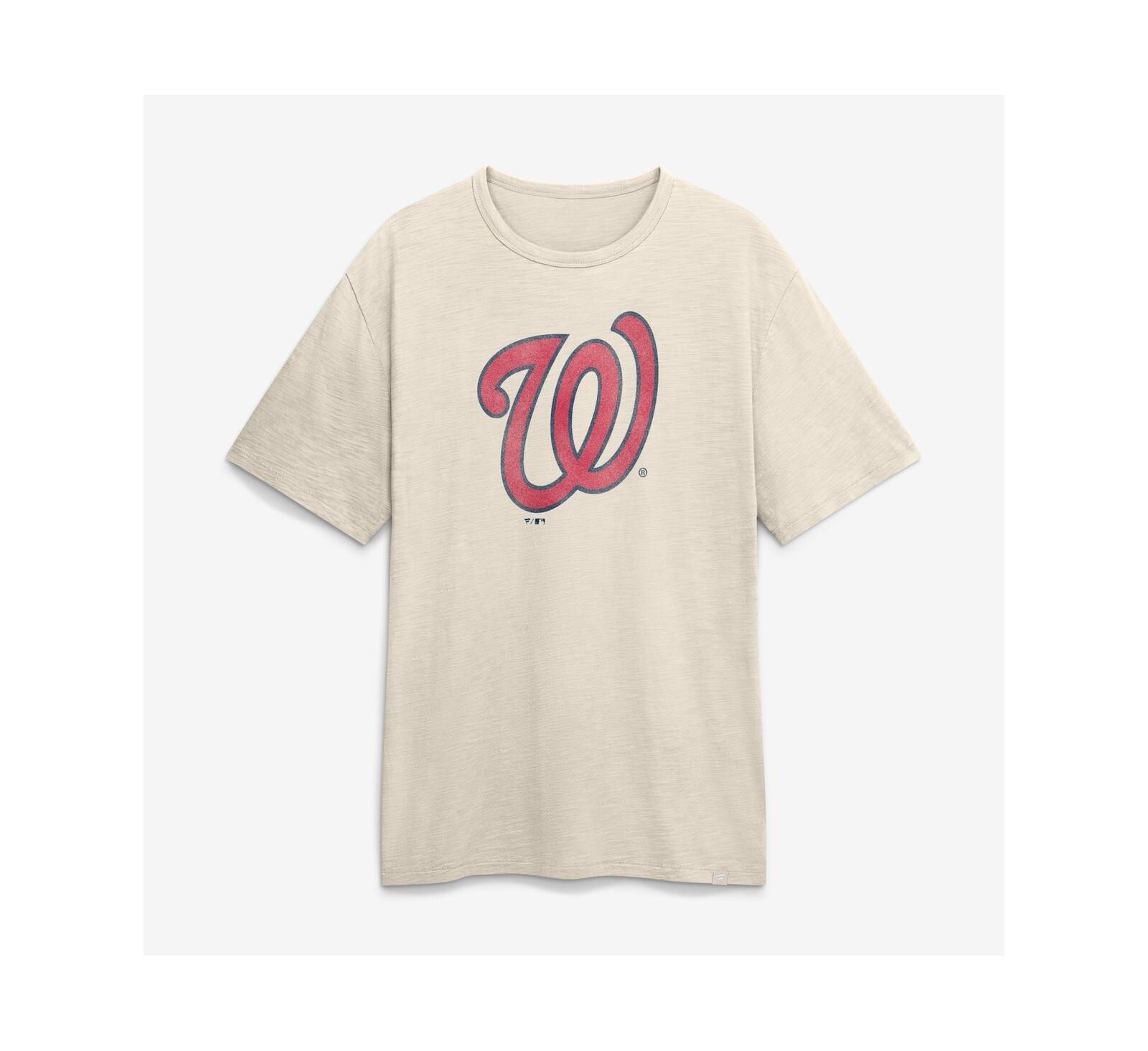 Fanatics Мужская кремовая футболка Washington Nationals Stadium Slub