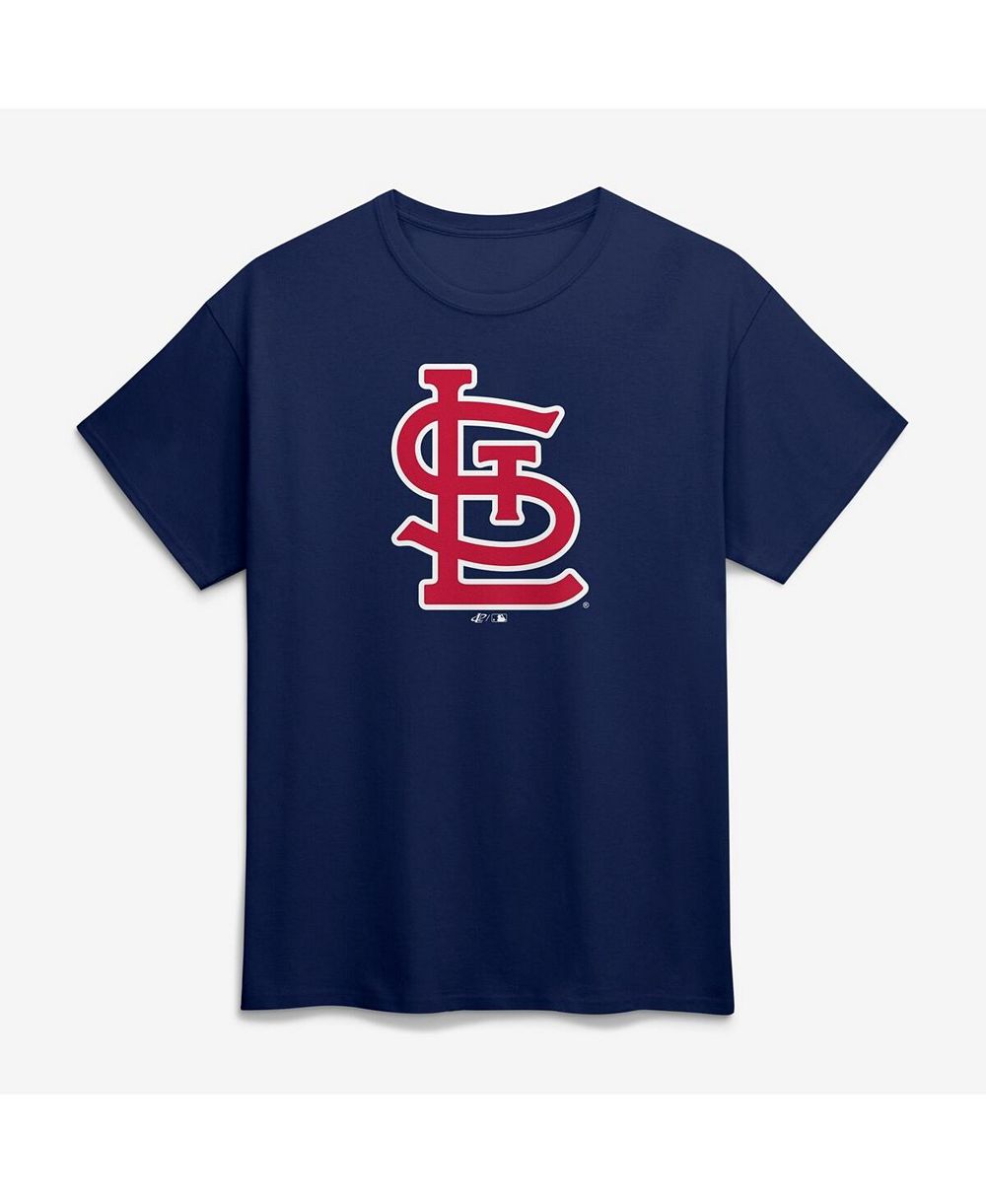 Мужская футболка Logo Athletic Navy St. Louis Cardinals Logo T-Shirt
