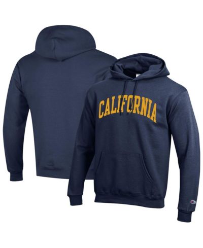 Champion Men's Navy Cal Bears Basic Arch Fleece Pullover Hoodie
