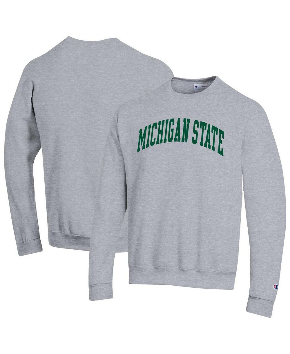 Мужское свитшот Champion Michigan State Spartans Basic Arch Fleece Pullover, белое