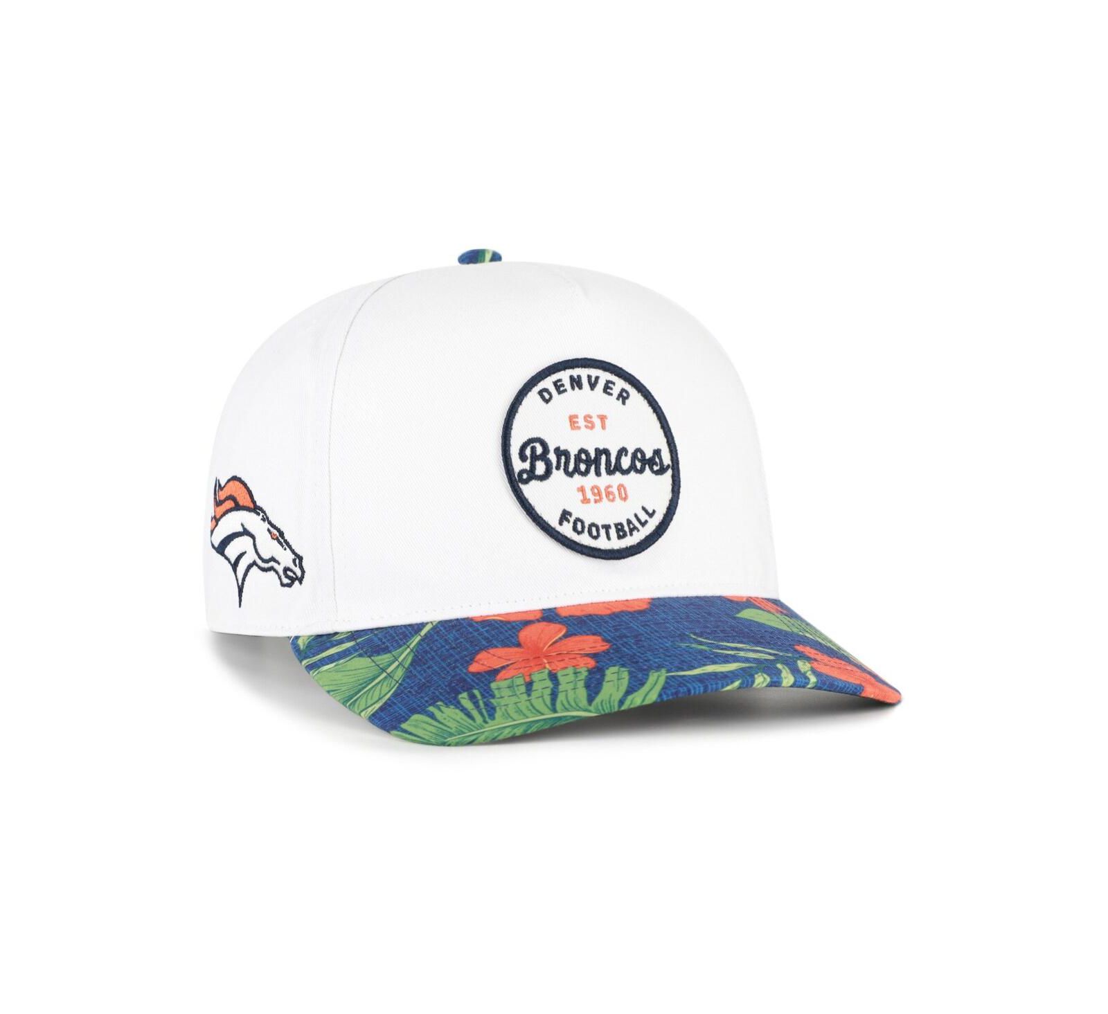 Мужская кепка '47 Brand White/Navy Denver Broncos