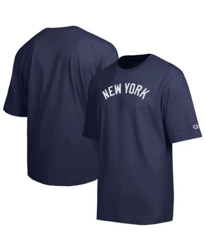 Мужская футболка Champion New York Yankees All Star, темно-синяя, с нашивкой