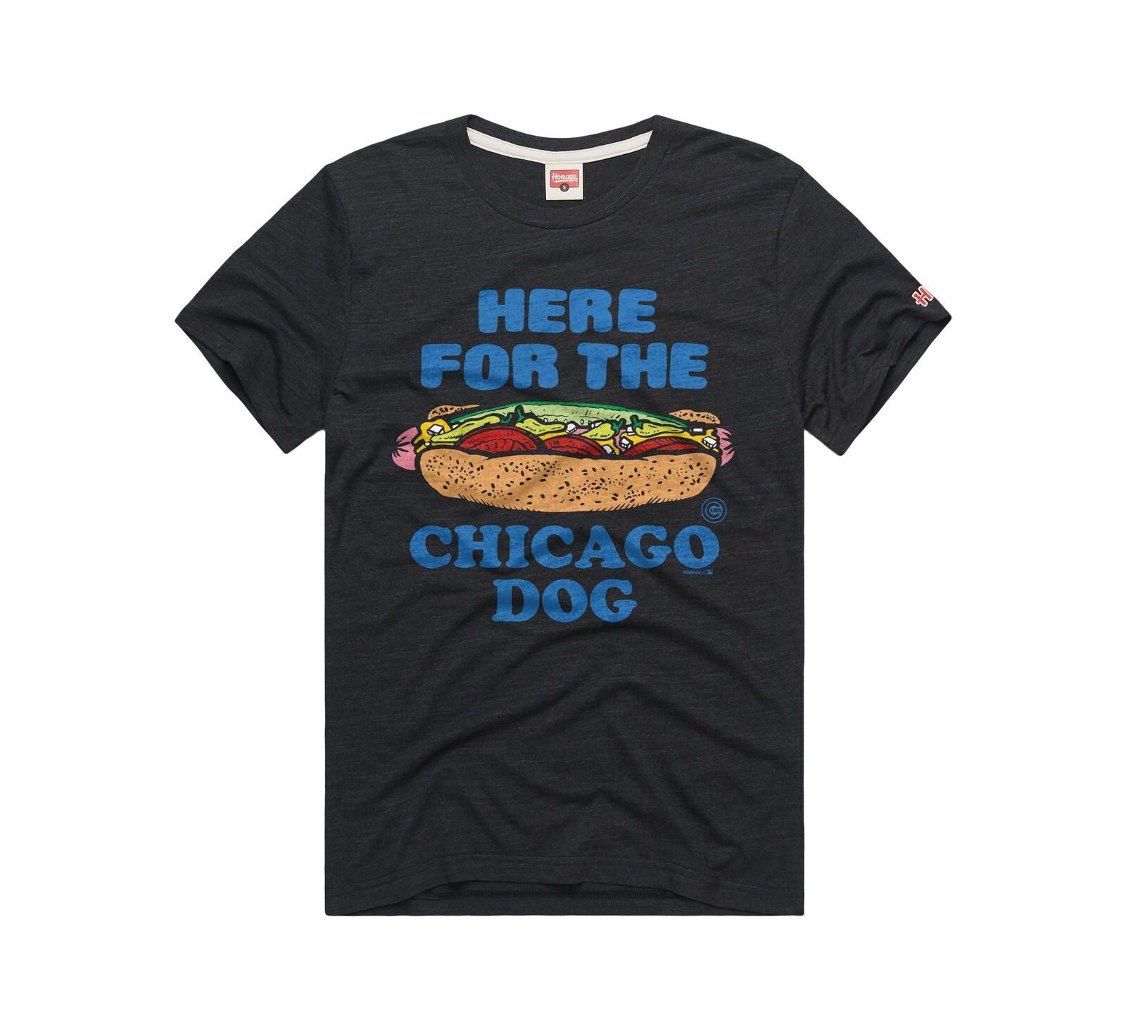 Мужская футболка Homage Charcoal Chicago Cubs Tri-Blend Hyperlocal