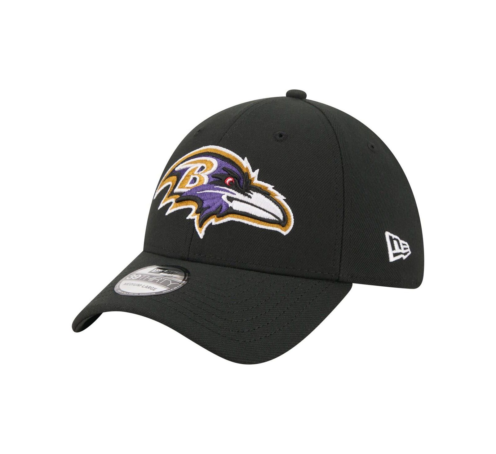 Мужская кепка New Era Baltimore Ravens Core Team 39THIRTY Flex Black