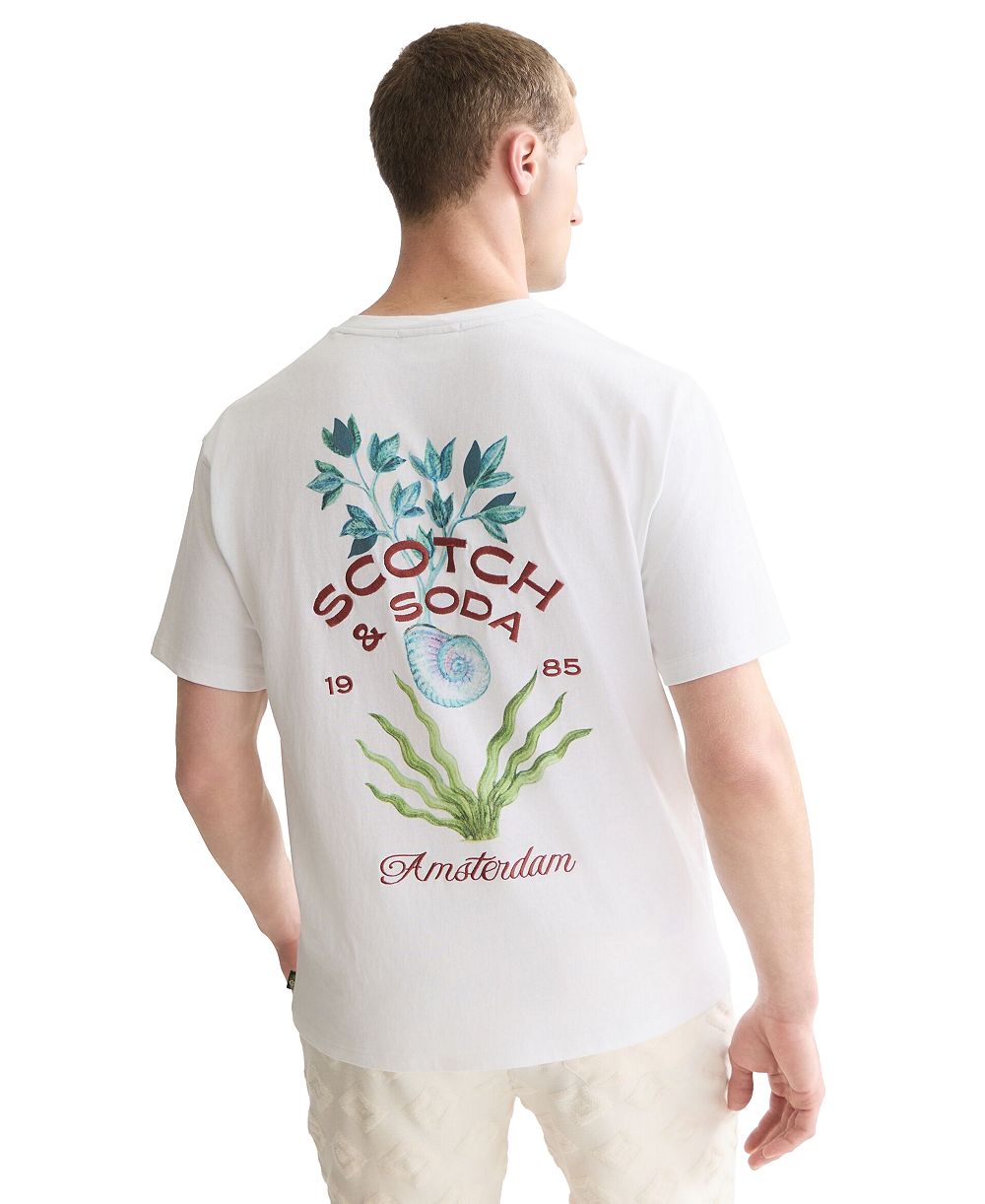 SCOTCH & SODA Men's Graphic Regular-Fit Short-Sleeve T-Shirt
