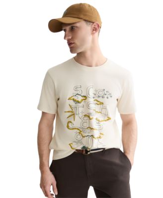 SCOTCH & SODA Men's Front Artwork Regular-Fit T-Shirt