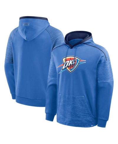 Мужское худи Fanatics Blue Oklahoma City Thunder Pick Roll Defender Pullover