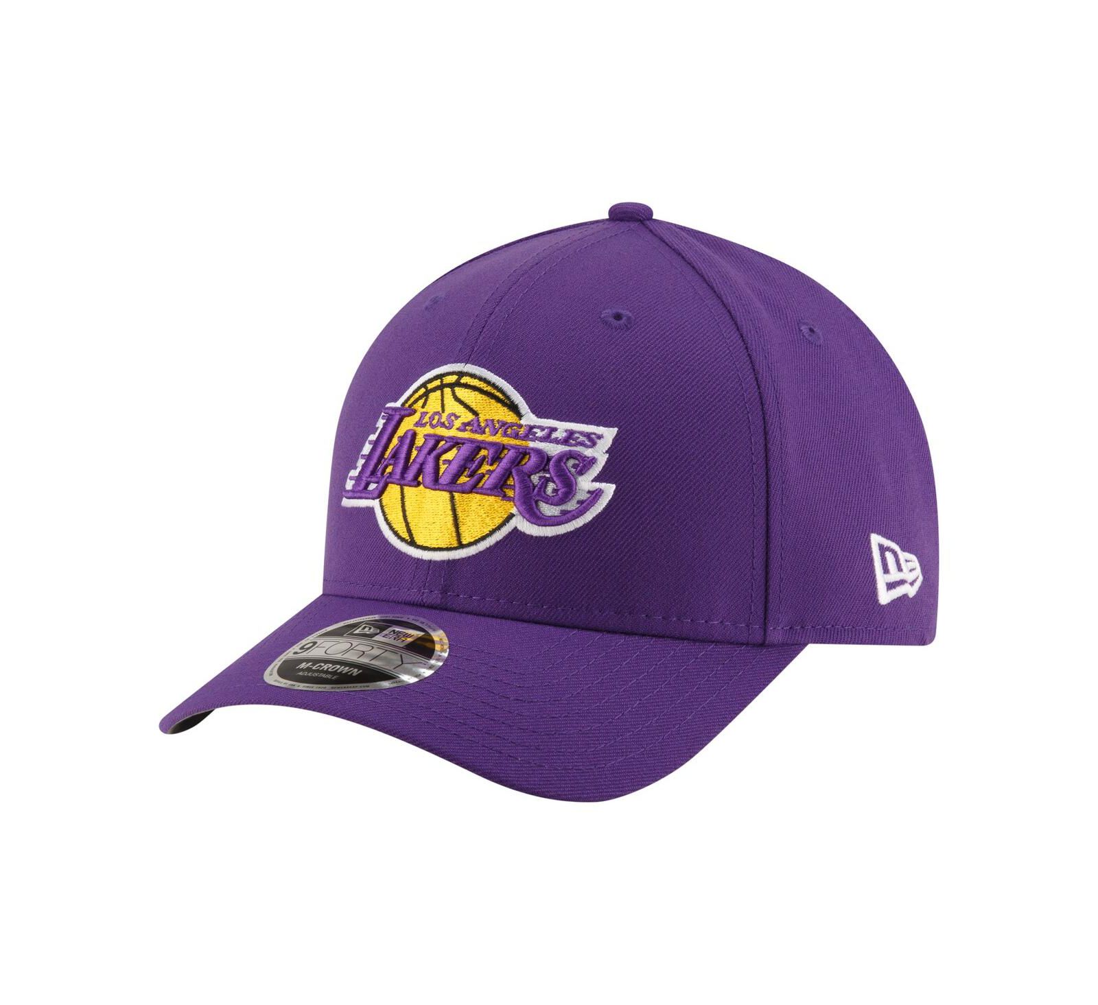 New Era Мужская кепка 9FORTY Los Angeles Lakers, фиолетовая, регулируемая M-Crown