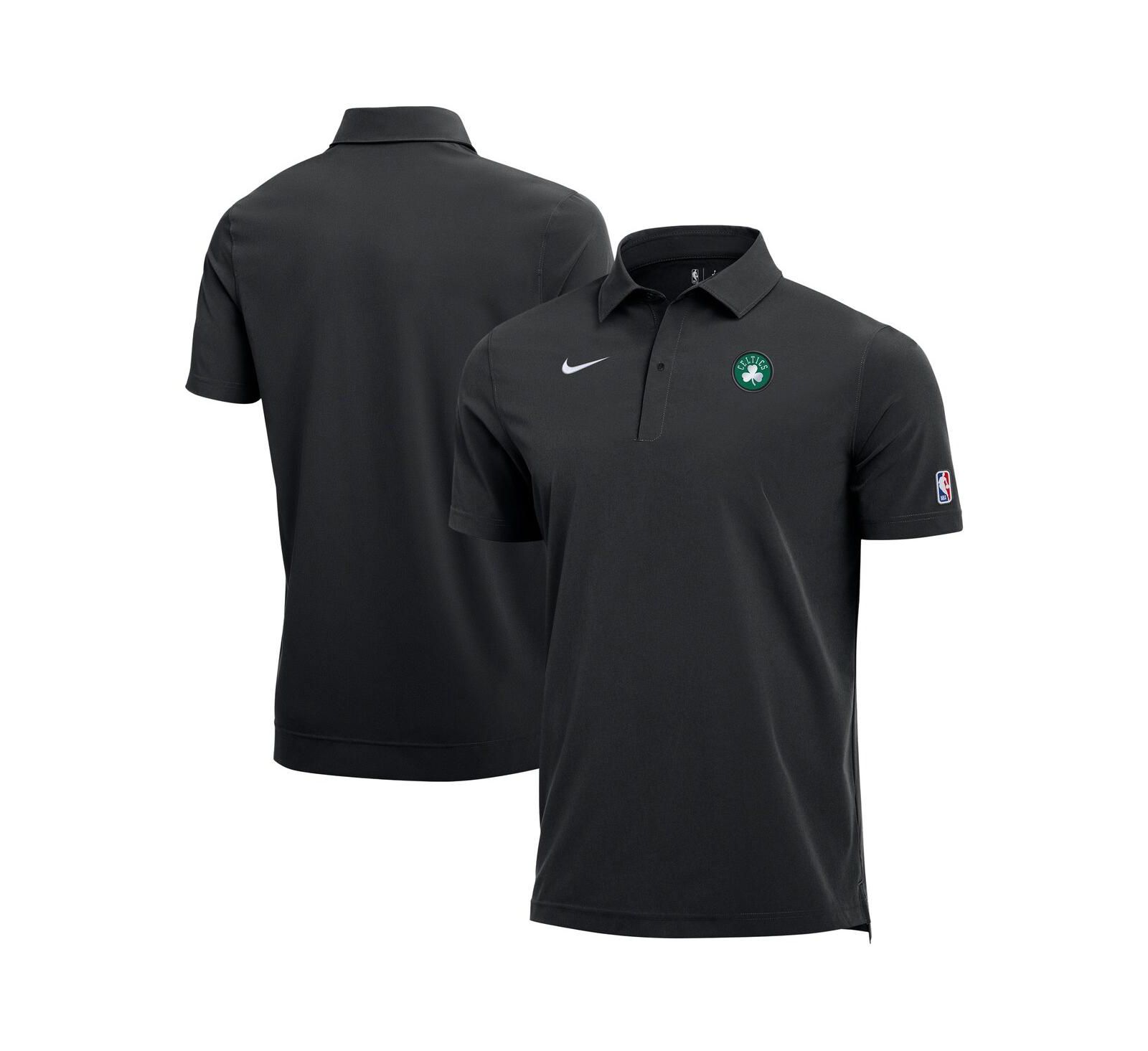 Поло Nike Men's Black Boston Celtics 2025/26 Authentic Dri-FIT Coaches