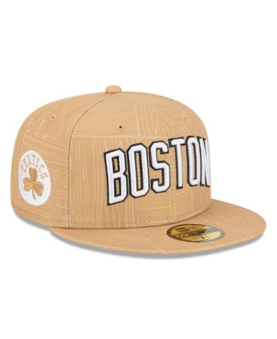 New Era Мужская кепка 59FIFTY Boston Celtics 2025/26 City Edition Alternate, золотая