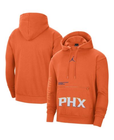 Мужское худи Jordan Orange Phoenix Suns Courtside Statement Edition Pullover