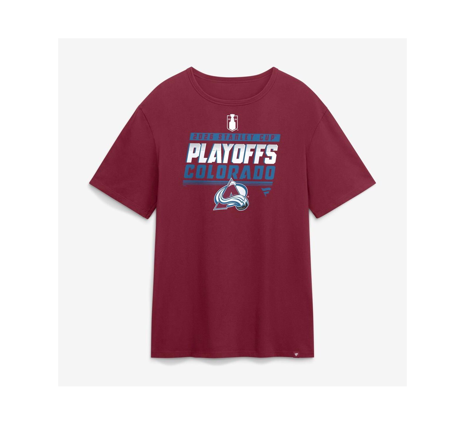 Fanatics мужская футболка Garnet Colorado Avalanche 2026 Stanley Cup Playoffs