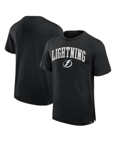 Fanatics Men's Black Tampa Bay Lightning Elevated Pima T-Shirt