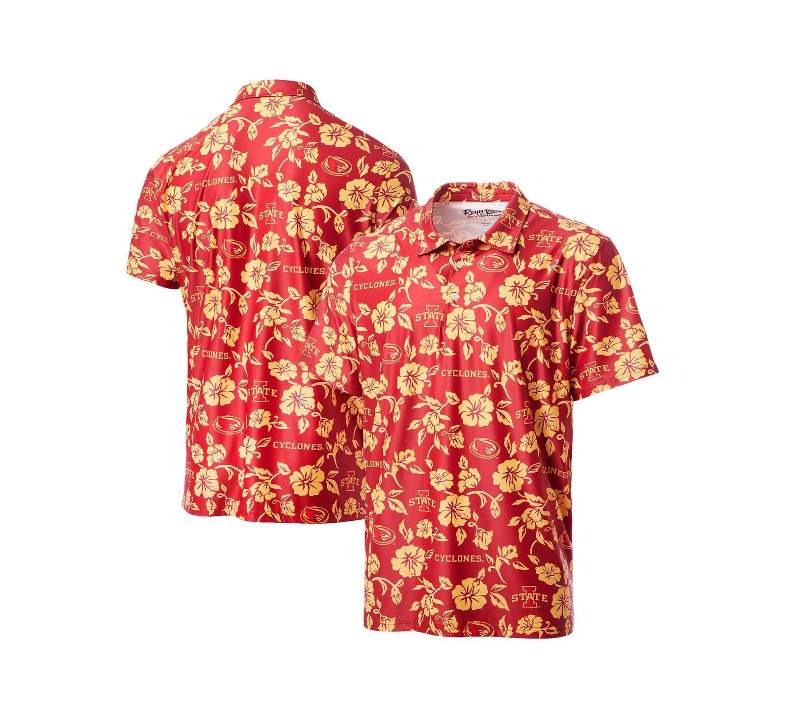 Reyn Spooner Men's Cardinal Iowa State Cyclones Performance Polo Shirt