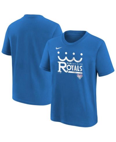 Nike Big Boys and Girls Royal Kansas City Royals 2026 City Connect Wordmark T-Shirt