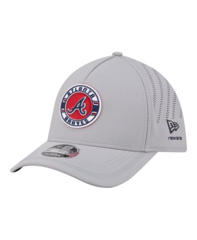 New Era Мужская серая кепка Atlanta Braves A-Frame