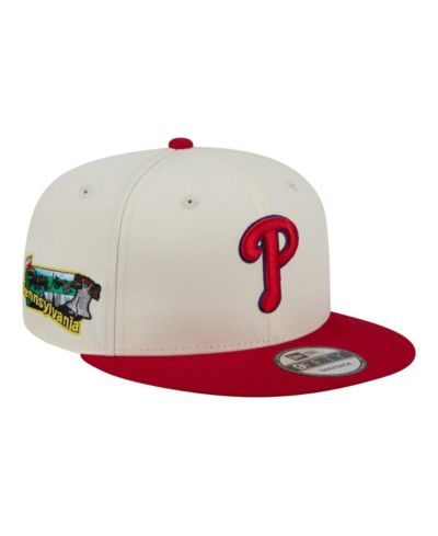 Мужская кепка New Era Philadelphia Phillies Localized 9FIFTY Snapback Cream/Red