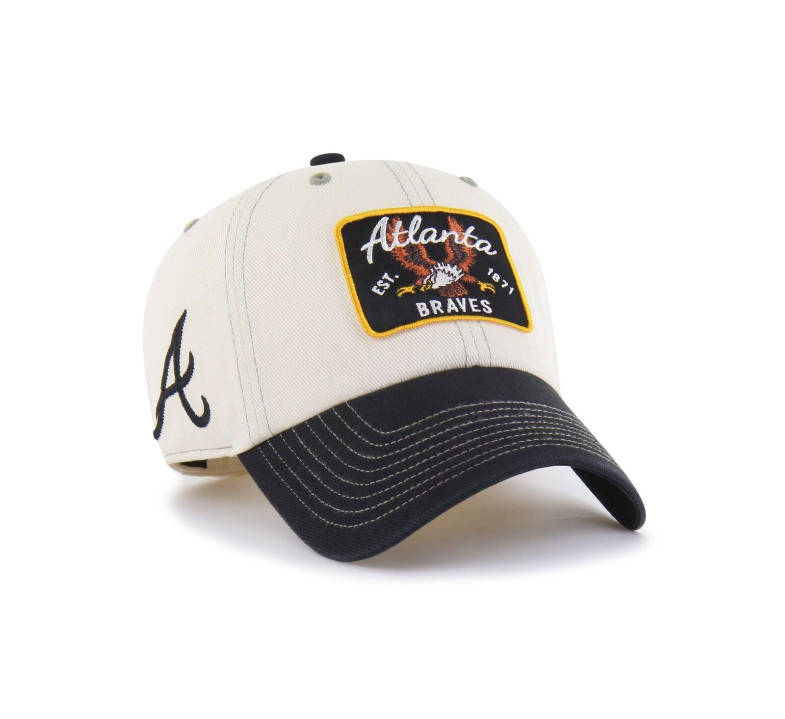 '47 Brand Мужская кепка Atlanta Braves Keepsake Collection Clean Up Adjustable
