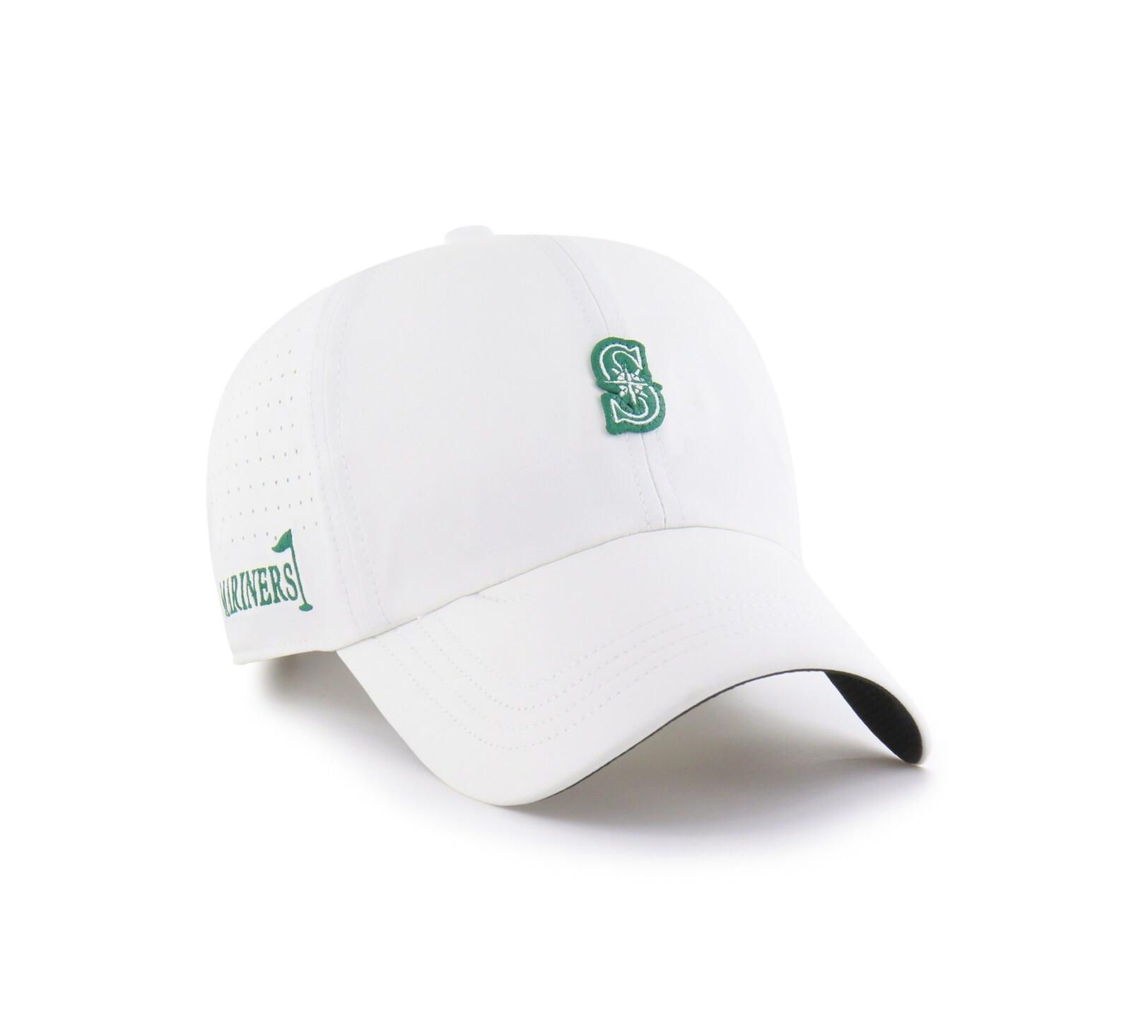 Мужская кепка '47 Brand White Seattle Mariners Elevated Greens Clean Up Adjustable