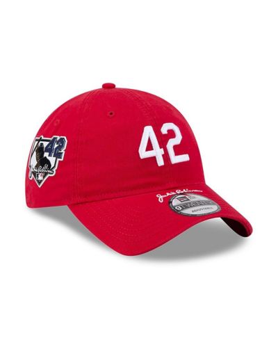 Регулируемая кепка New Era 9TWENTY для мальчиков и девочек, красная Philadelphia Phillies 2026 Jackie Robinson Day