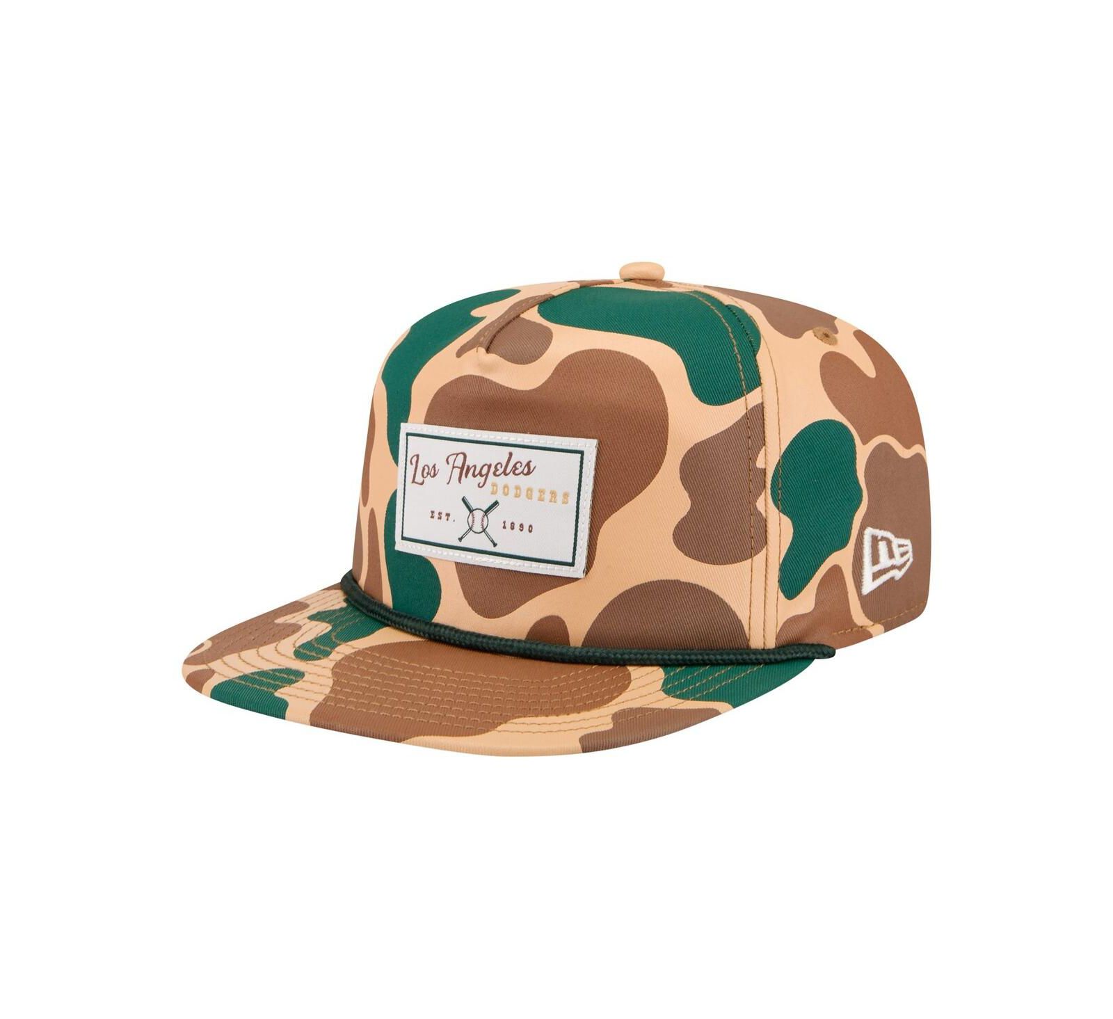 Регулируемая кепка New Era Men's Duck Camo Los Angeles Dodgers 19TWENTY