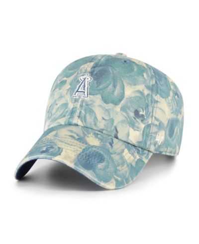 Женская регулируемая кепка '47 Brand Blue Los Angeles Angels Gardenia Clean Up
