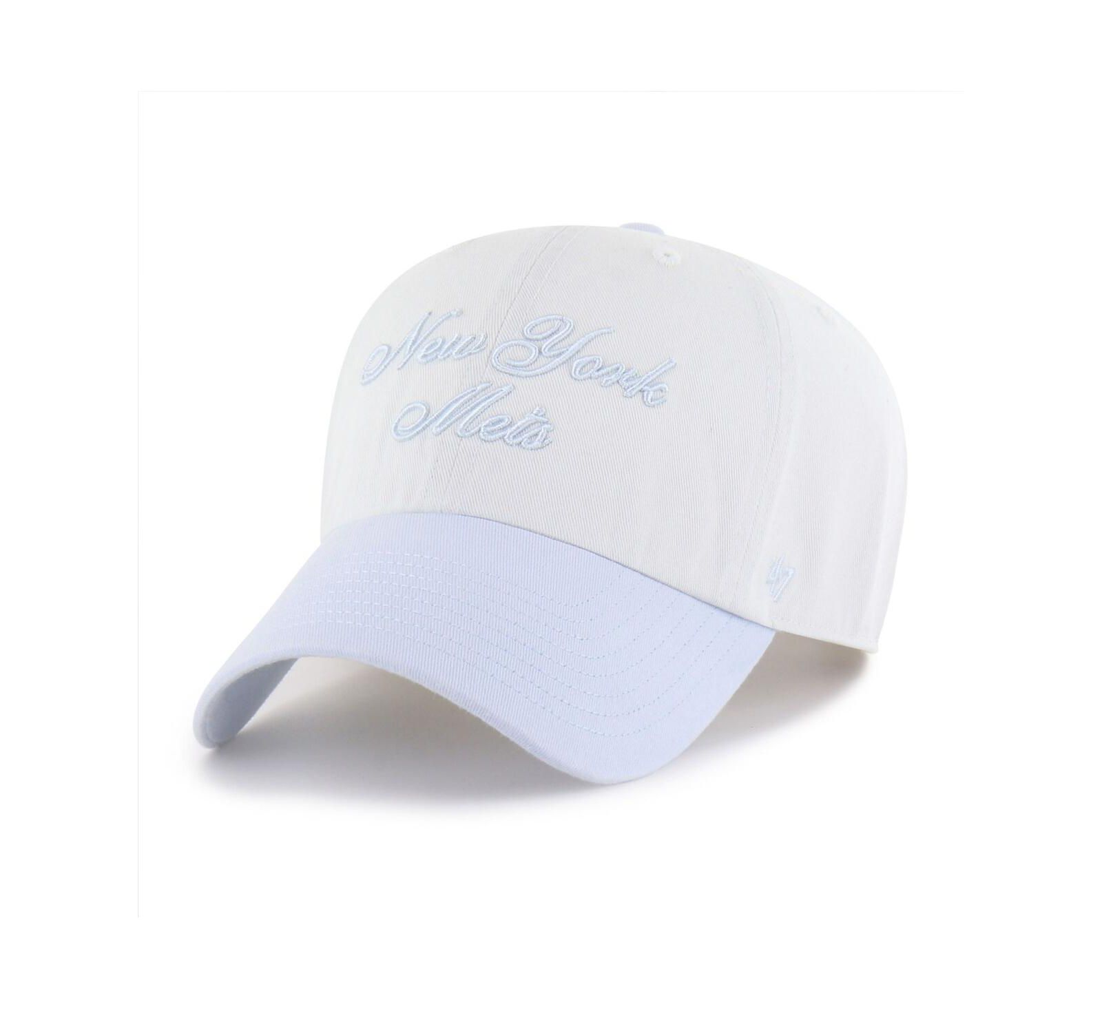 Женская кепка '47 Brand New York Mets Gelato Two-Tone Clean Up регулируемая
