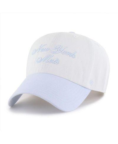 Женская кепка '47 Brand New York Mets Gelato Two-Tone Clean Up регулируемая