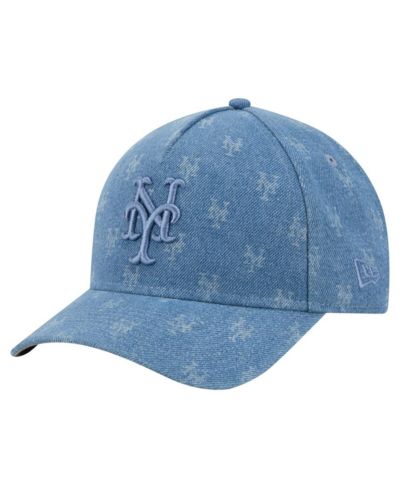 New Era Мужская регулируемая кепка New York Mets A-Frame 9FORTY, деним