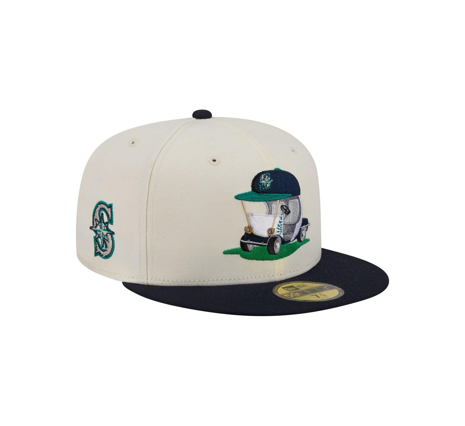 New Era Мужская кепка 59FIFTY Seattle Mariners Bullpen Cart Cream/Navy